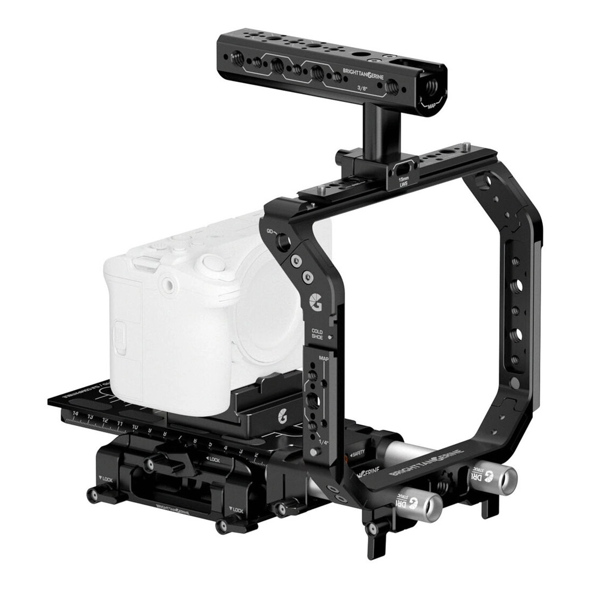 Bright Tangerine Halo Universal Advanced Base Kit. For Small Cameras