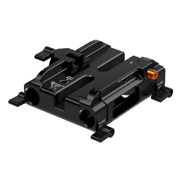 Bright Tangerine Create 15mm Baseplate 15mm LWS Baseplate Arca/DJI/Manfrotto 