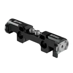 Bright Tangerine 15mm Rod Bracket &amp; Rosette Mount for Universal Dovetail
