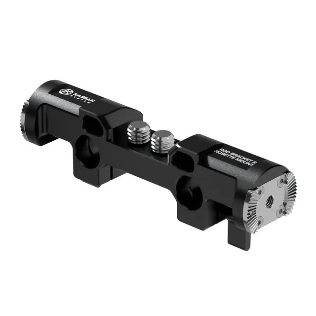 Bright Tangerine 15mm Rod Bracket & Rosette Mount for Universal Dovetail 