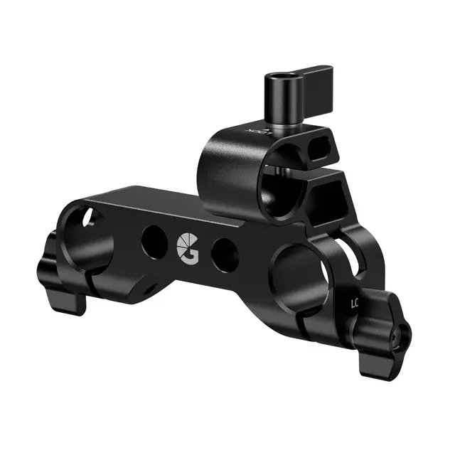 Bright Tangerine Top Bar Bracket and 15mm Rod Mount 