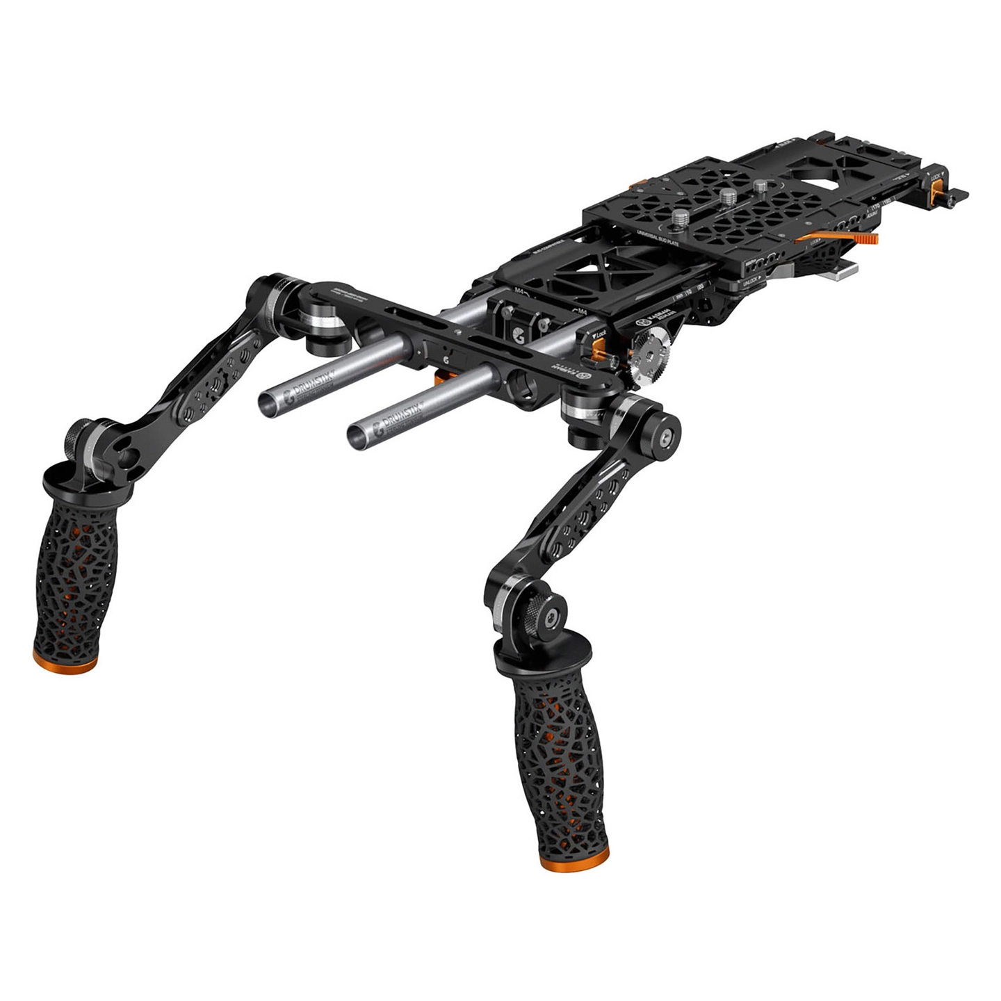 Bright Tangerine KASBAH Atman Should Rig Narrow One-Axis(BUD VCT-14) + Handle Kit