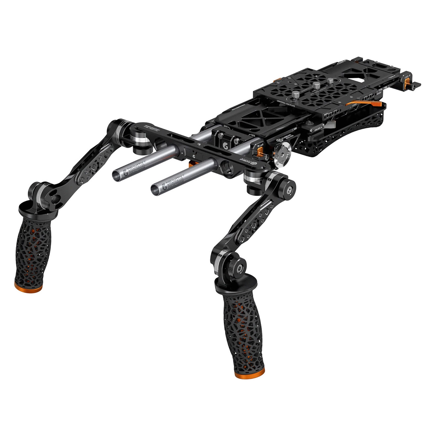 Bright Tangerine KASBAH Atman Should Rig Wide Two Axis (BUD VCT-14) + Handle Kit