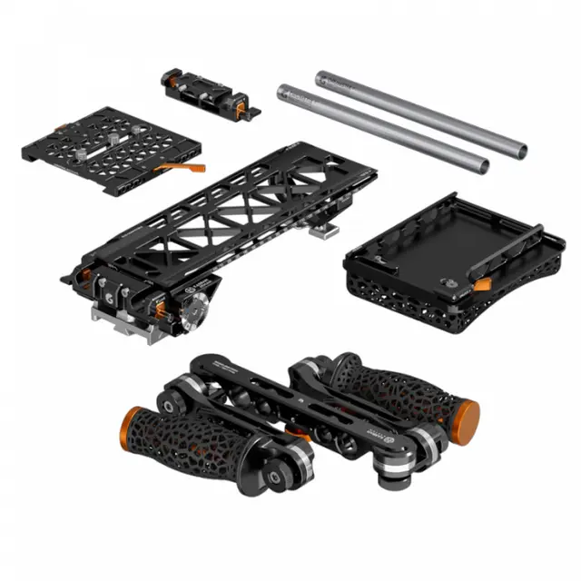 Bright Tangerine Kasbah Atman Should Rig Wide Two Axis (BUD VCT-14) + Handle Kit 