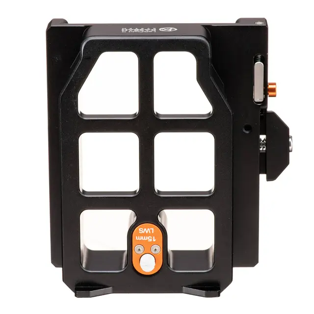 Bright Tangerine LeftField 3 Kasbah Shoulder Pad ARRI Dovetail Riser 