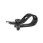Bright Tangerine Loom Cable Tidy 1/4" Black - 1/4" - 4-Pack