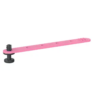 Bright Tangerine Loom Cable Tidy 1/4" Pink - 1/4" - 4-Pack