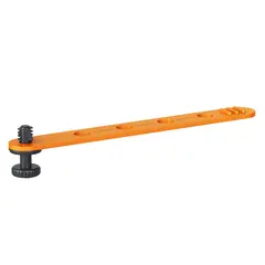 Bright Tangerine Loom Cable Tidy 1/4" Orange - 1/4" - 4-Pack