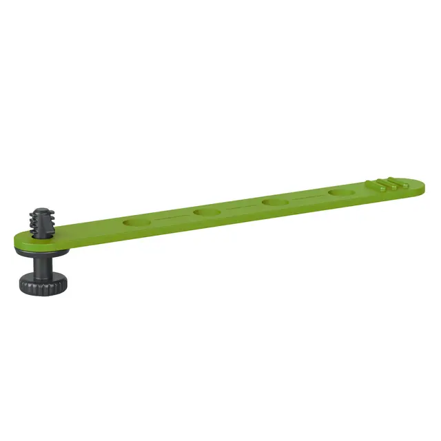 Bright Tangerine Loom Cable Tidy 1/4" Green - 1/4" - 4-Pack 
