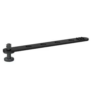 Bright Tangerine Loom Cable Tidy 1/4" Black - 1/4" - 8-Pack