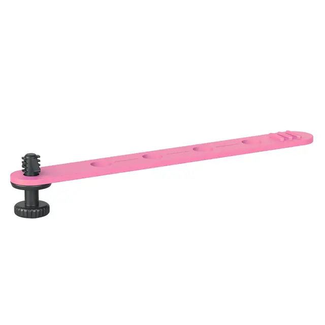 Bright Tangerine Loom Cable Tidy 1/4" Pink - 1/4" - 8-Pack 