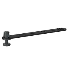 Bright Tangerine Loom Cable Tidy 3/8" Black - 3/8" - 4-Pack