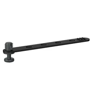 Bright Tangerine Loom Cable Tidy 3/8" Black - 3/8" - 4-Pack