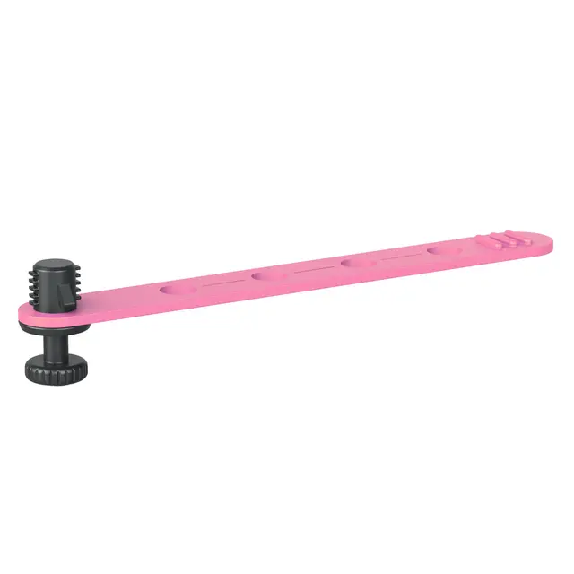Bright Tangerine Loom Cable Tidy 3/8" Pink - 3/8" - 4-Pack 