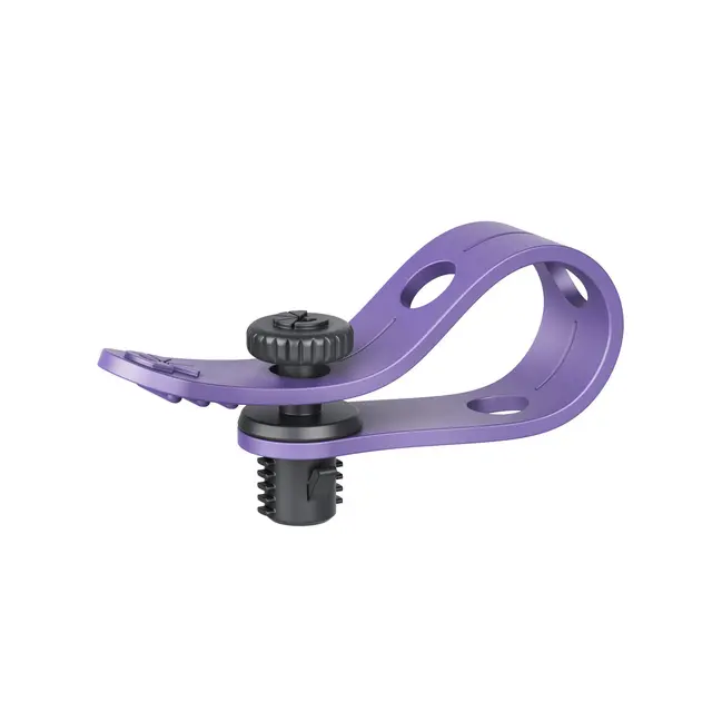Bright Tangerine Loom Cable Tidy 3/8" Purple - 3/8" - 4-Pack 