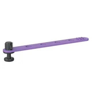 Bright Tangerine Loom Cable Tidy 3/8" Purple - 3/8" - 4-Pack