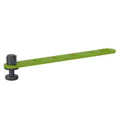 Bright Tangerine Loom Cable Tidy 3/8" Green - 3/8" - 4-Pack