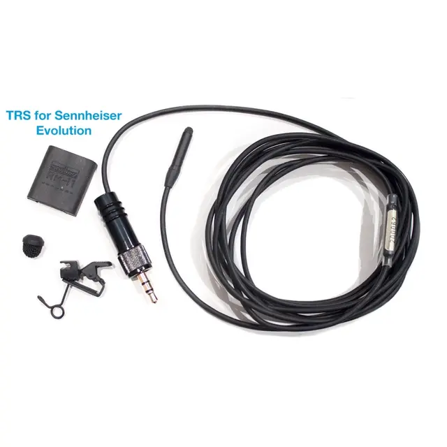 Sanken COS-11D-BK Mygg For Sennheiser EW 3,5mm jack. Black 