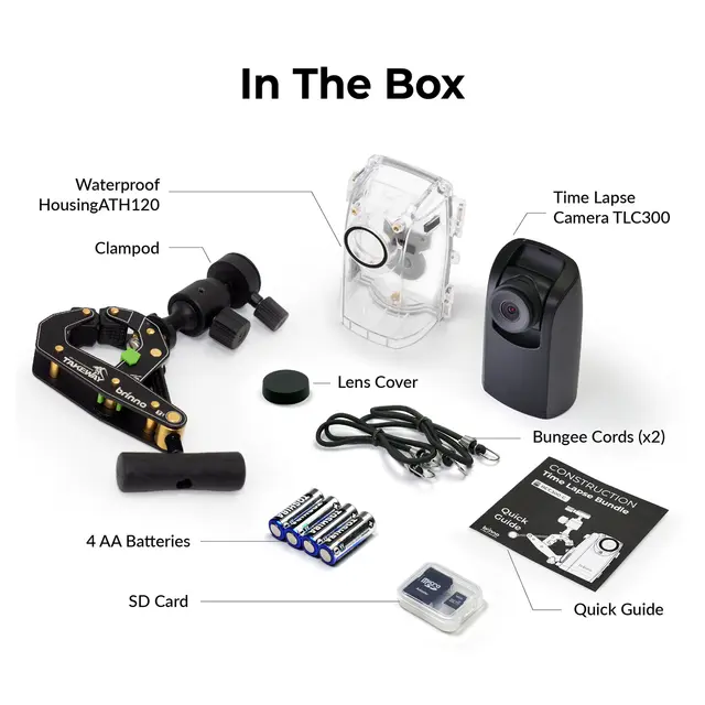 Brinno TLC300 Time Lapse Camera Construction Bundle 