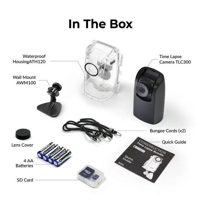 Brinno TLC300 Time Lapse Camera Camera Mount Bundle 