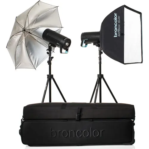 Broncolor Siros 800 S Expert Kit2 RFS2,1 2 stk Siros 800 S med utstyr i rullebag 