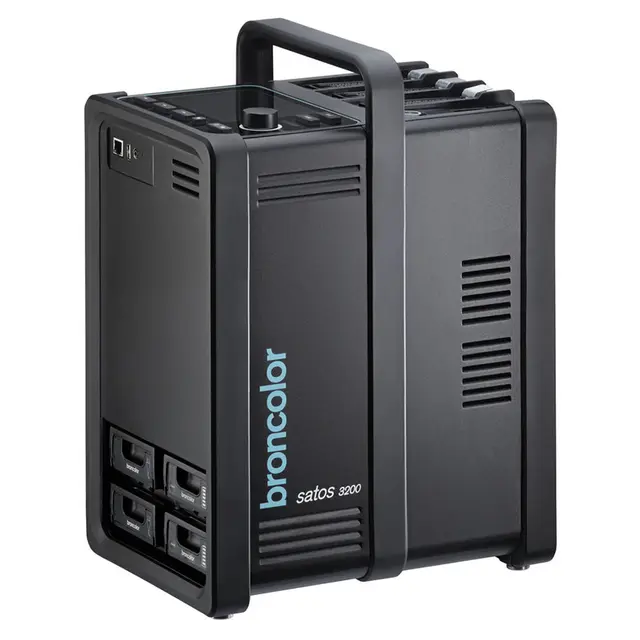 Broncolor Satos 3200 Med 2 Strømforsyninger og 2 batterier 