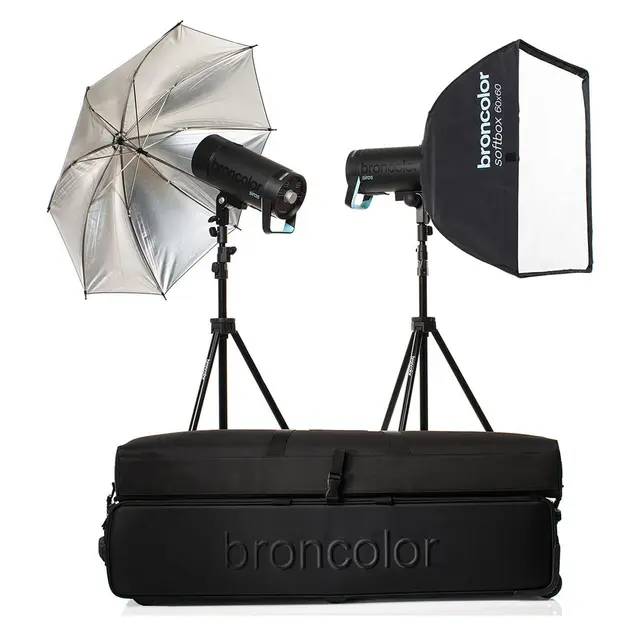 Broncolor Siros 800 S Expert Kit2 RFS2,1 2 stk Siros 800 S med utstyr i rullebag 