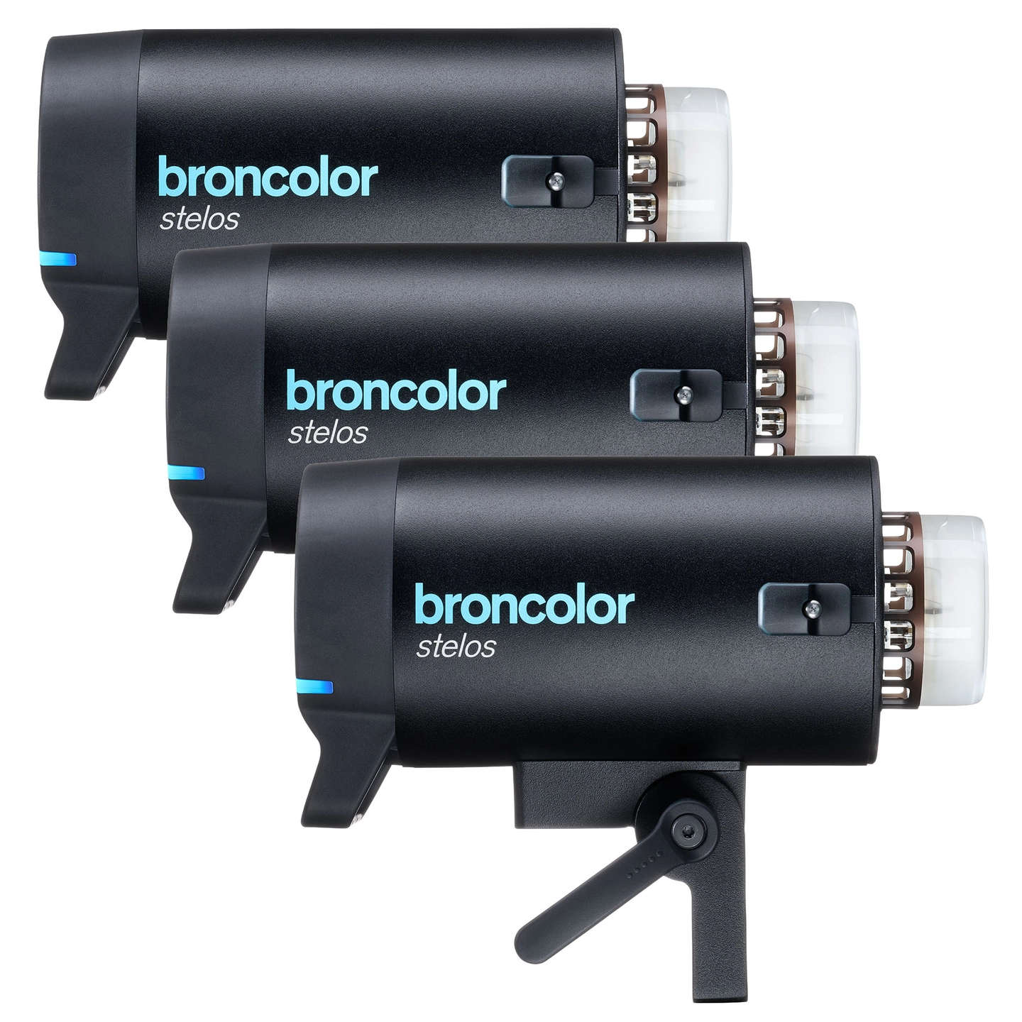 Broncolor Stelos 800 L Pro Kit 3 x Stelos 800Ws Studioblits