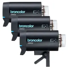 Broncolor Stelos 800 L Pro Kit 3 x Stelos 800Ws Studioblits