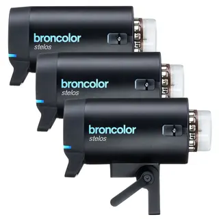 Broncolor Stelos 800 L Pro Kit 3 x Stelos 800Ws Studioblits