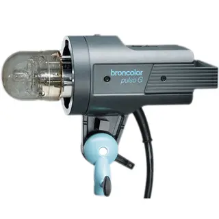 Broncolor Pulso G 1600 Ws komplett Aggregathode med blitsr&#248;r og besk.glass