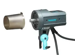 UTS Broncolor Pulso-Twin 2x 3200ws med blitsr&#248;r og beskyttelsesglass