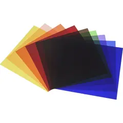 Broncolor Colour Filter f/Barn Door L40 Fargefilter KIT. 9 filtre 18x18 cm