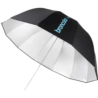 Broncolor Focus 110 umbrella sølv/sort Paraply 110 cm (43.3") Fokuserbar