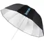 Broncolor Focus 110 umbrella s&#248;lv/sort Paraply 110 cm (43.3&quot;) Fokuserbar