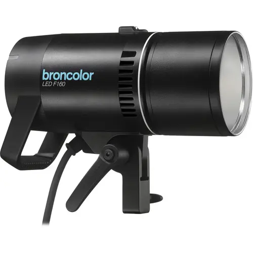 DEMO Broncolor LED F160 lampe, 160 Watt Kompakt LED-lampehode, fastlys 