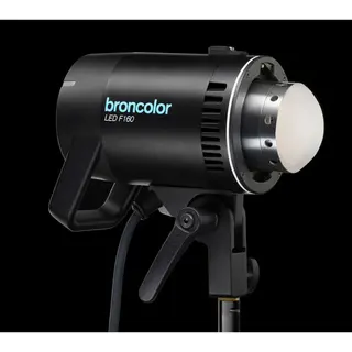 Broncolor LED F160 lampe, 160 Watt Kompakt LED-lampehode, fastlys