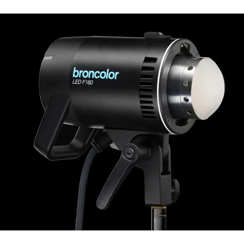DEMO Broncolor LED F160 lampe, 160 Watt Kompakt LED-lampehode, fastlys 