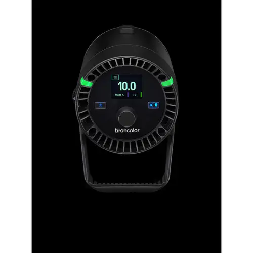 DEMO Broncolor LED F160 lampe, 160 Watt Kompakt LED-lampehode, fastlys 