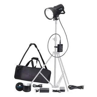 Broncolor LED F160 Versatility Kit 2800-6800K. Med reflektorer og bag.