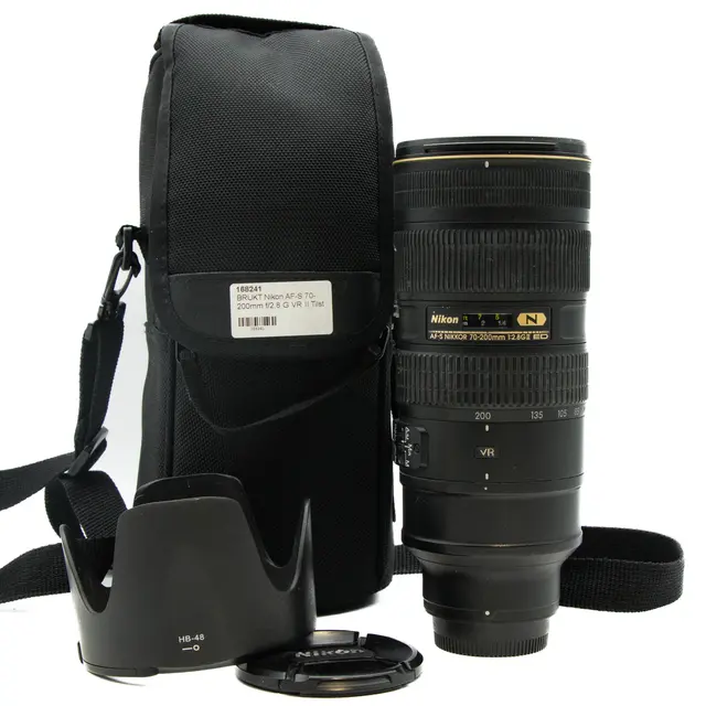Nikon AF-S 70-200mm f/2.8 G VR II Tilstand: 3 | Nikon F (FX) 