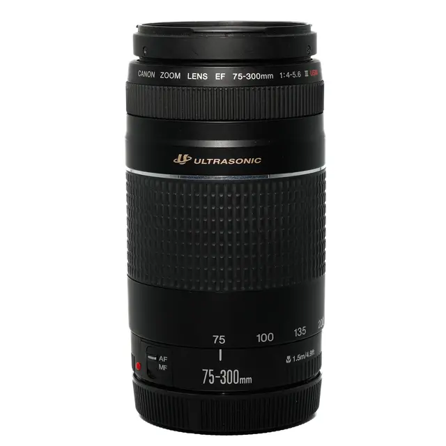 BRUKT Canon EF 75-300mm f/4-5.6 USM III Tilstand: 2 | Canon EF 