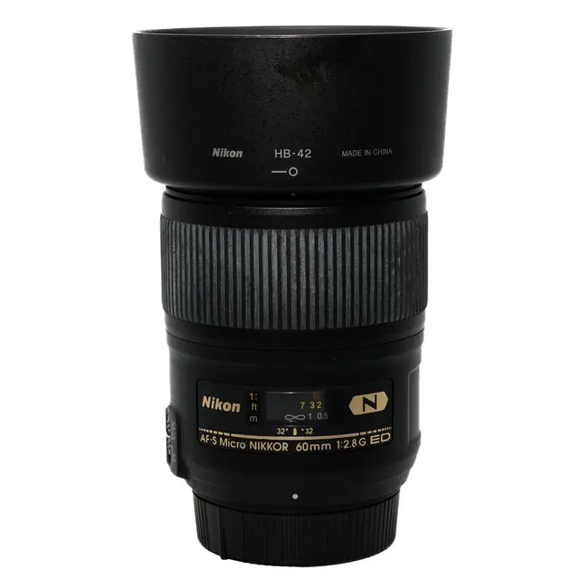 BRUKT Nikon AF-S Micro Nikkor 60mm f2.8G Tilstand: 2 | Nikon F (FX) 