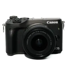 BRUKT Canon EOS M6 m/15-45mm Tilstand: 2 | eksp.