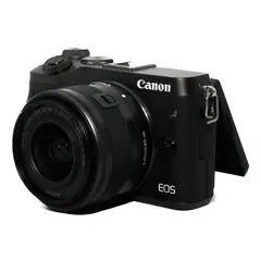 BRUKT Canon EOS M6 m/15-45mm Tilstand: 2 | eksp.