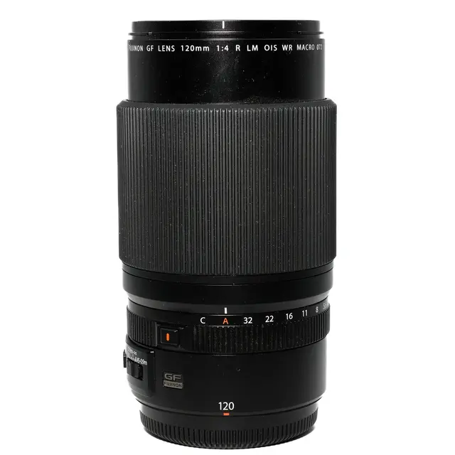 BRUKT Fujifilm GF 120mm f/4 R LM OIS WR Tilstand: 2 | Fujifilm GF 