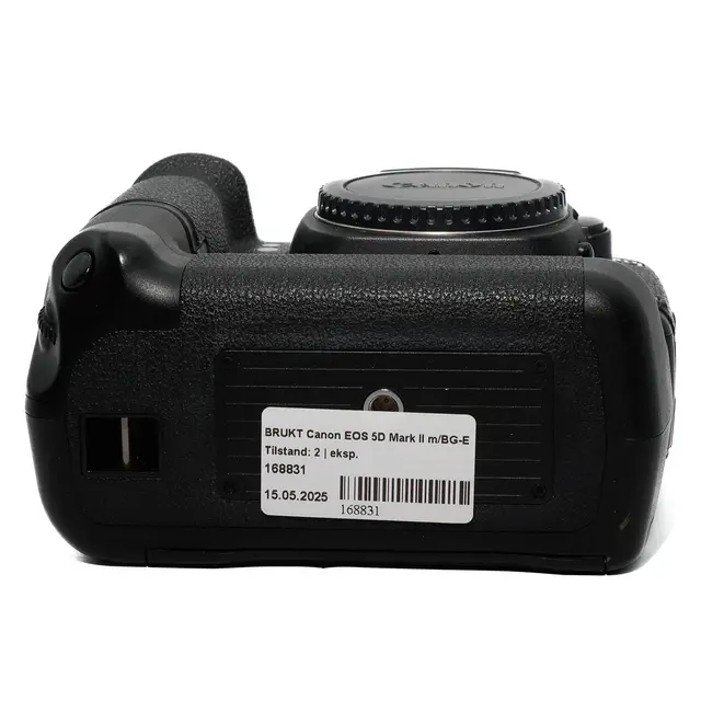 BRUKT Canon EOS 5D Mark II m/BG-E6 Tilstand: 2 | eksp. 