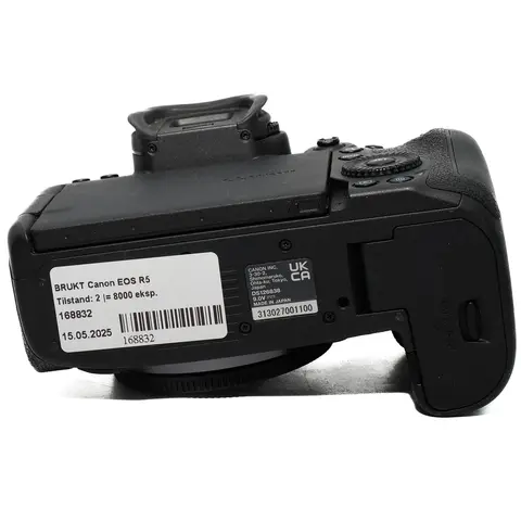 BRUKT Canon EOS R5 Tilstand: 2 |= 8000 eksp.