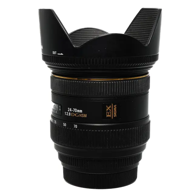 BRUKT Sigma 24-70mm f/2.8 EX DG HSM Tilstand: 3 | Canon EF 