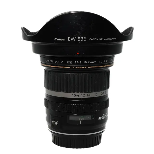 BRUKT Canon EF-S 10-22mm f/3.5-4.5 USM Tilstand: 2 | Canon EF-S 